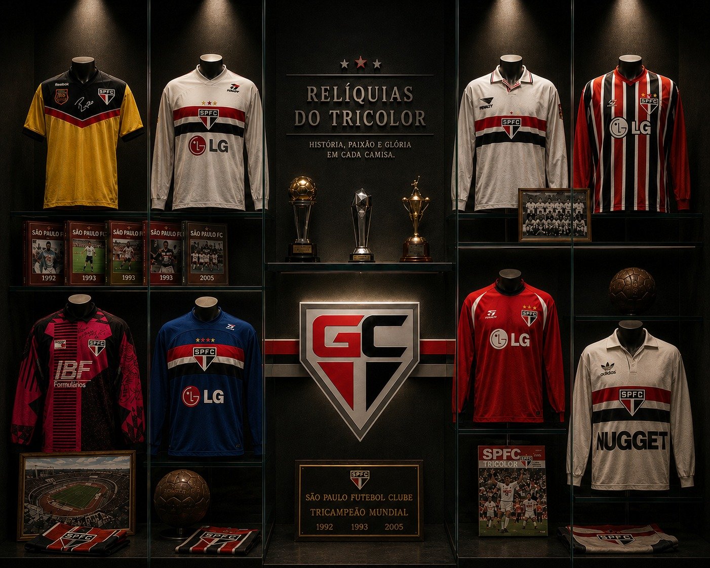 Acervo de Camisas Raras do São Paulo FC
